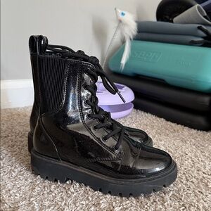 Art Class Shiny Black Kids' Boots